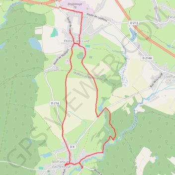 Itinéraire Moffans Marche Buissonniére, distance, dénivelé, altitude, carte, profil, trace GPS