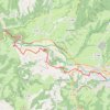Itinéraire Espalion > Estaing, distance, dénivelé, altitude, carte, profil, trace GPS