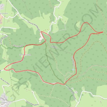 Itinéraire La Chapelle de Monthegoutte - Arnould, distance, dénivelé, altitude, carte, profil, trace GPS