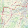 Itinéraire 1.Strasbourg-Obernai, distance, dénivelé, altitude, carte, profil, trace GPS