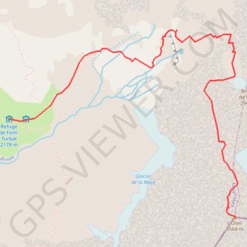 Itinéraire Olan, distance, dénivelé, altitude, carte, profil, trace GPS