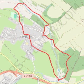 Itinéraire CIRCUIT DES MOULINS, distance, dénivelé, altitude, carte, profil, trace GPS