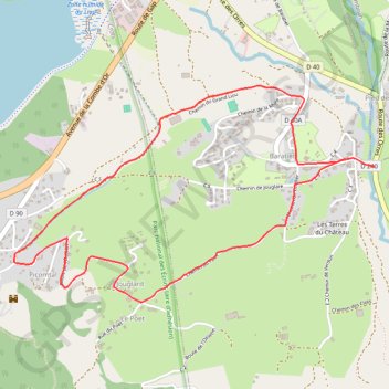 Itinéraire Boucle de la Mûre, distance, dénivelé, altitude, carte, profil, trace GPS