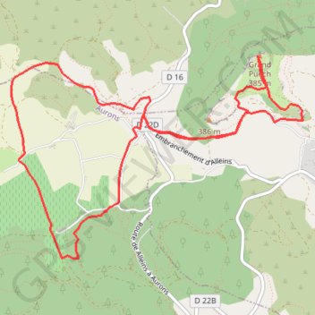 Itinéraire Randonnée à Vernègues plaine Sonnailler, distance, dénivelé, altitude, carte, profil, trace GPS