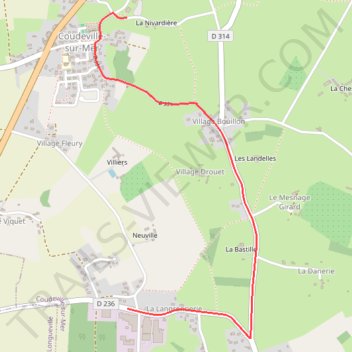 Itinéraire Vérification technique parc fermer, distance, dénivelé, altitude, carte, profil, trace GPS