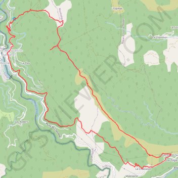 Itinéraire 7-338, distance, dénivelé, altitude, carte, profil, trace GPS