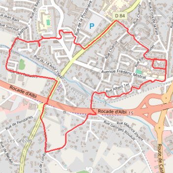 Itinéraire Balade rayssac, distance, dénivelé, altitude, carte, profil, trace GPS