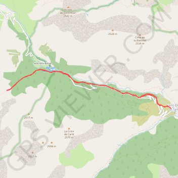 Itinéraire Cabane de la braisse, distance, dénivelé, altitude, carte, profil, trace GPS