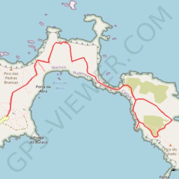 Itinéraire La Ponta de São Lourenço, distance, dénivelé, altitude, carte, profil, trace GPS
