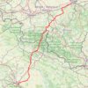 Itinéraire Flémalle-Reims, distance, dénivelé, altitude, carte, profil, trace GPS