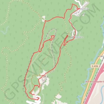 Itinéraire Plateau de Ganagobie, distance, dénivelé, altitude, carte, profil, trace GPS