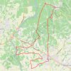 Itinéraire Les vignes Comtadines - Sarrians, distance, dénivelé, altitude, carte, profil, trace GPS