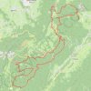 Itinéraire Balade VTT dans les Bauges, distance, dénivelé, altitude, carte, profil, trace GPS