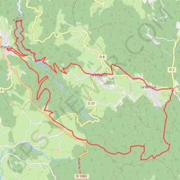 Itinéraire Circuit VTT N° 23 Noir, Les Barrages-11920315, distance, dénivelé, altitude, carte, profil, trace GPS