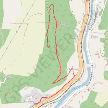 Itinéraire Hermant, distance, dénivelé, altitude, carte, profil, trace GPS