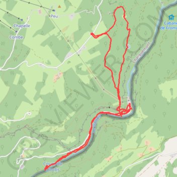 Itinéraire Les échelles de la mort, distance, dénivelé, altitude, carte, profil, trace GPS
