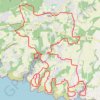 Itinéraire Doelan - Moëlan-sur-Mer, distance, dénivelé, altitude, carte, profil, trace GPS