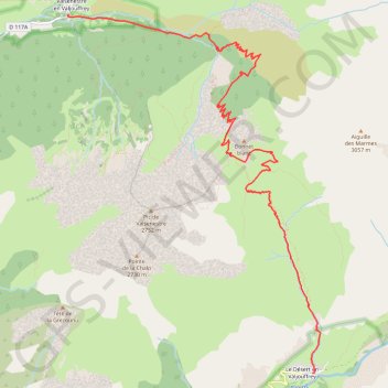 Itinéraire J10 TO Valjouffrey-Valsenestre-16208815, distance, dénivelé, altitude, carte, profil, trace GPS