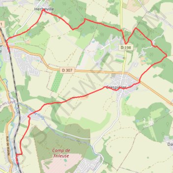 Itinéraire La forêt des Flambertins, distance, dénivelé, altitude, carte, profil, trace GPS