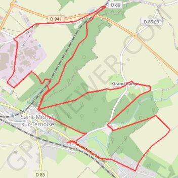 Itinéraire Les chemins des bois de Saint-Pol et Saint-Michel, distance, dénivelé, altitude, carte, profil, trace GPS