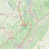 Itinéraire Yenne - Grenoble, distance, dénivelé, altitude, carte, profil, trace GPS