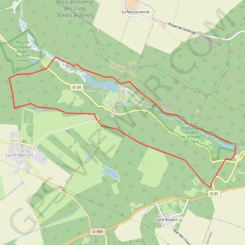 Itinéraire Vaux de Cernay, distance, dénivelé, altitude, carte, profil, trace GPS