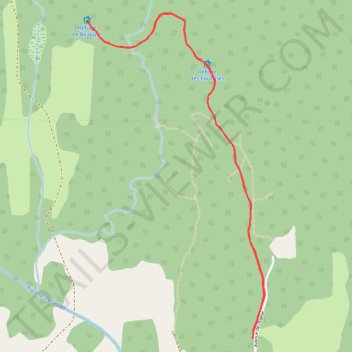 Itinéraire Sentier de ski de fond, distance, dénivelé, altitude, carte, profil, trace GPS