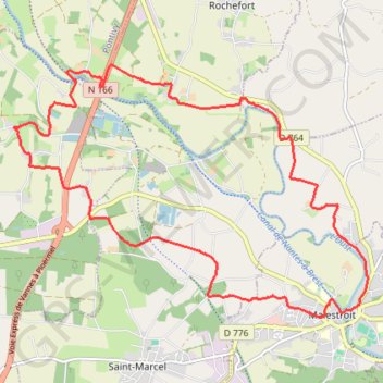 Itinéraire Malestroit, distance, dénivelé, altitude, carte, profil, trace GPS
