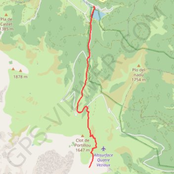 Itinéraire La Husse (secteur de Payolle dans les Hautes Pyrénées), distance, dénivelé, altitude, carte, profil, trace GPS