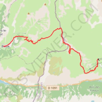 Itinéraire Besse - Le Chazelet, distance, dénivelé, altitude, carte, profil, trace GPS
