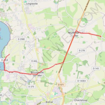 Itinéraire Liaison ES 2 - ES 3, distance, dénivelé, altitude, carte, profil, trace GPS