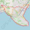 Itinéraire Roquebrune-Cap-Martin, distance, dénivelé, altitude, carte, profil, trace GPS