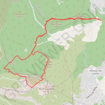 Itinéraire Le Coudon, distance, dénivelé, altitude, carte, profil, trace GPS