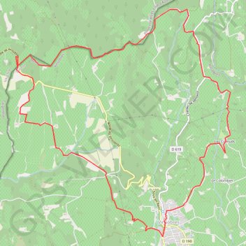Itinéraire Les côteaux de Vinsobre, distance, dénivelé, altitude, carte, profil, trace GPS