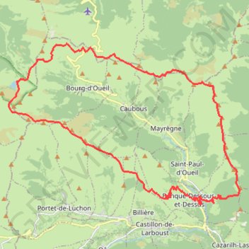 Itinéraire Tour d'oueil, distance, dénivelé, altitude, carte, profil, trace GPS