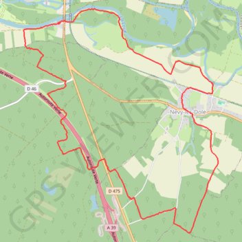 Itinéraire Rando parcey, distance, dénivelé, altitude, carte, profil, trace GPS