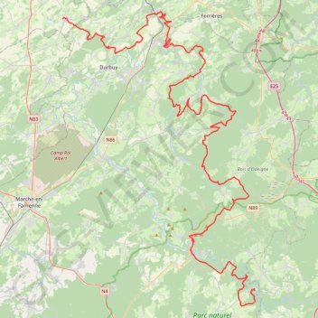 Itinéraire LAT2024 durbuy-17321344, distance, dénivelé, altitude, carte, profil, trace GPS