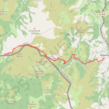 Itinéraire GR10_05, distance, dénivelé, altitude, carte, profil, trace GPS