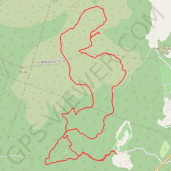 Itinéraire Grottes du plateau d'Agnis, distance, dénivelé, altitude, carte, profil, trace GPS