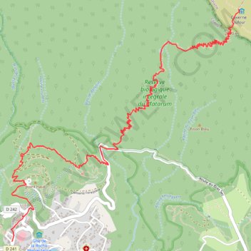Itinéraire Cilaos - Gite de la Caverne Dufour, distance, dénivelé, altitude, carte, profil, trace GPS