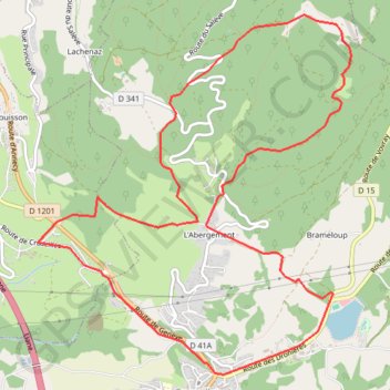 Itinéraire Boucle Cruseilles - Iselet, distance, dénivelé, altitude, carte, profil, trace GPS