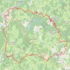 Itinéraire GRP - La Xaintrie Noire, distance, dénivelé, altitude, carte, profil, trace GPS