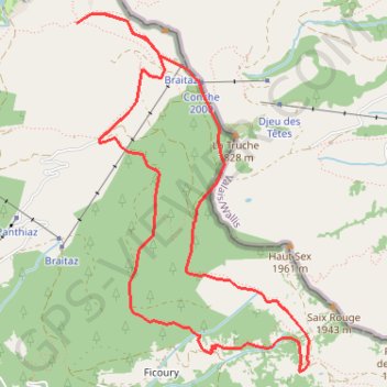 Itinéraire Haute vallée d'Abondance, distance, dénivelé, altitude, carte, profil, trace GPS