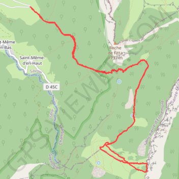 Itinéraire Le Grand Manti, distance, dénivelé, altitude, carte, profil, trace GPS
