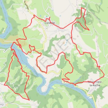 Itinéraire Rando de la 1ère Violette - Cordelle, distance, dénivelé, altitude, carte, profil, trace GPS