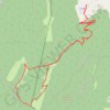 Itinéraire Pré de Cinq Sous - Rochechinard, distance, dénivelé, altitude, carte, profil, trace GPS
