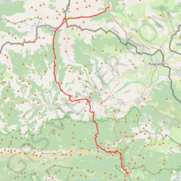 Itinéraire 3 jours sur le Chemin des Bonshommes, distance, dénivelé, altitude, carte, profil, trace GPS