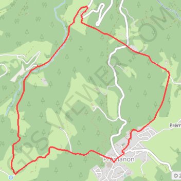 Itinéraire Tour des Arcets - Prémanon, distance, dénivelé, altitude, carte, profil, trace GPS