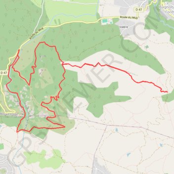 Itinéraire Bagnols - Gorges du Blavet - Col de la Pierre du Coucou, distance, dénivelé, altitude, carte, profil, trace GPS