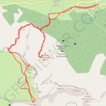 Itinéraire Mont Ceint, distance, dénivelé, altitude, carte, profil, trace GPS